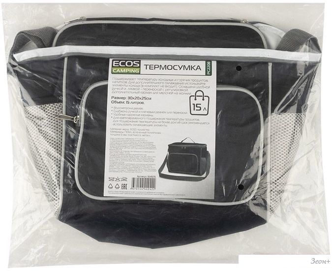 Термосумка Ecos PC2208 104570 15л (черный)