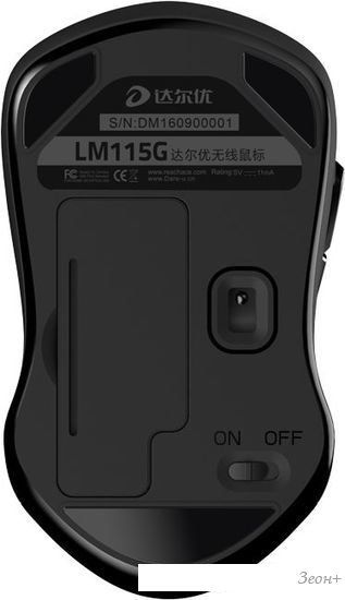 Мышь Dareu LM115G (черный)