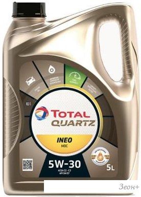Моторное масло Total Quartz Ineo MDC 5W-30 5л