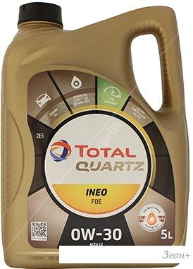 Моторное масло Total Quartz Ineo FDE 0W-30 5л