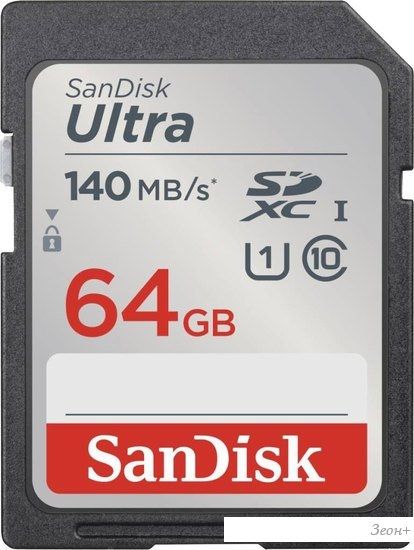 Карта памяти SanDisk Ultra SDXC SDSDUNB-064G-GN6IN 64GB