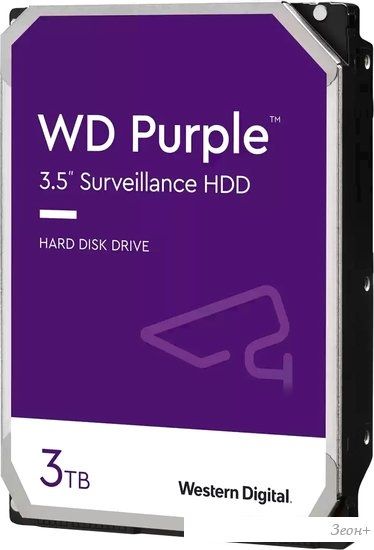 Жесткий диск WD Purple 3TB WD33PURZ