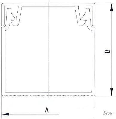 Кабель-канал IEK Ecoline CKK11-025-025-1-K01