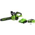 Аккумуляторная пила Greenworks G40CS30IIK2 2007807UA (с 1-им АКБ 2 Ач)