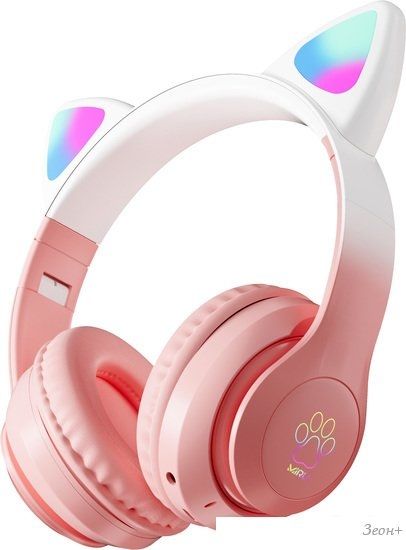 Наушники Miru Cat EP-W10 (розовый)