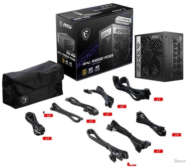 Блок питания MSI MPG A1000G PCIE5