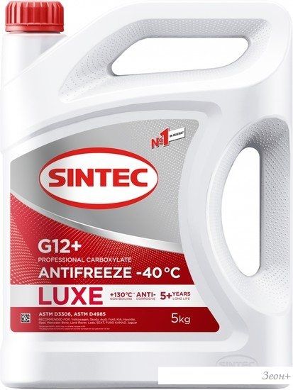 Антифриз Sintec Luxe G12+ 5кг