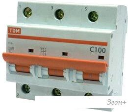 Выключатель автоматический TDM Electric ВА 47-100 3Р 80А (C) 10кА SQ0207-0076