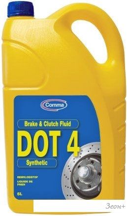 Тормозная жидкость Comma DOT4 5л