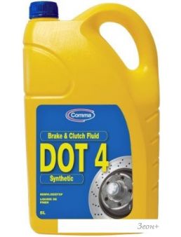 Тормозная жидкость Comma DOT4 5л