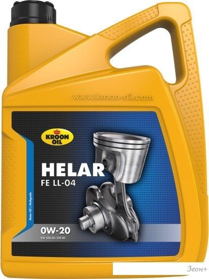 Моторное масло Kroon Oil Helar FE LL-04 0W-20 5л