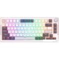 Клавиатура Royal Kludge RK-H81 RGB (белый, RK Cyan)