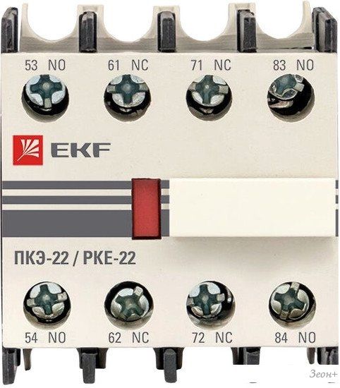 Приставка контактная EKF PROxima ПКЭ-22 2NO+2NC ctr-sc-25