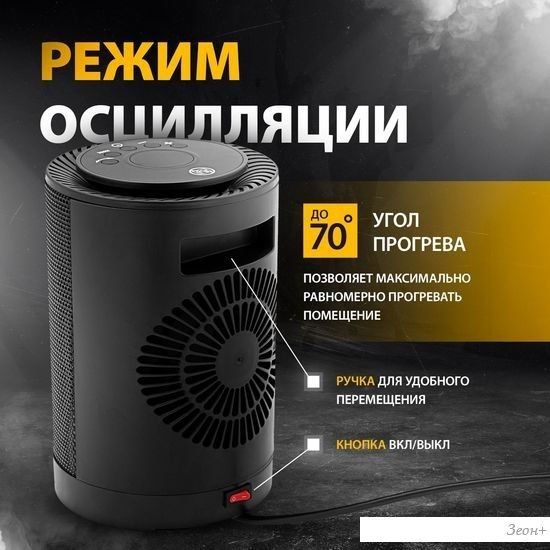 Тепловентилятор Denzel DTFC-1200
