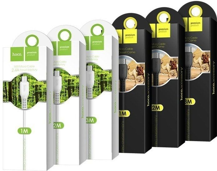 Кабель Hoco X20 Micro USB (2 м, белый)