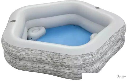 Надувной бассейн Bestway Splash Paradise 54423 (213х206х53)