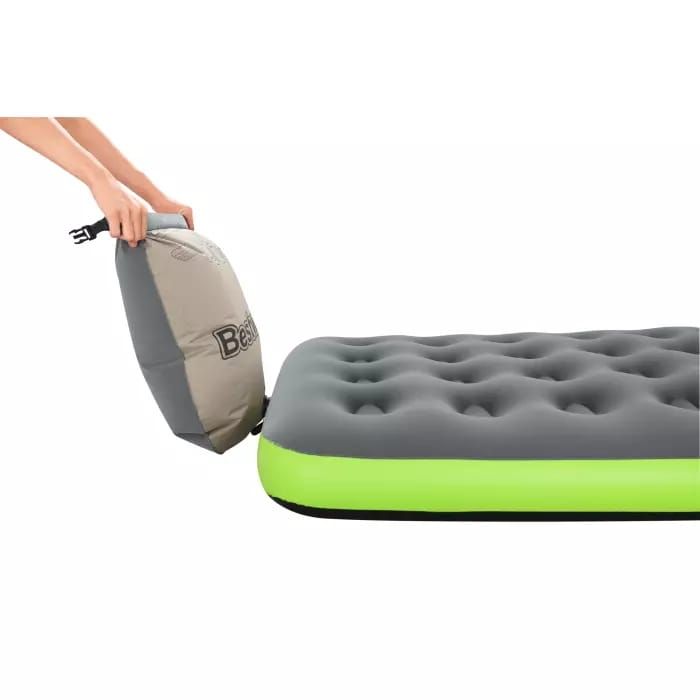 Надувной матрас Bestway Roll & Relax с сумкой-насосом 99х188х22см, до 150кг(без выбора цвета) 67619