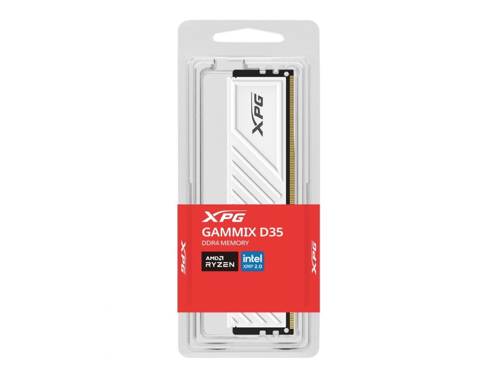 Оперативная память ADATA XPG Gammix D35 RGB Gaming Memory 16Gb 3600 МГц AX4U360016G18I-SWHD35 White