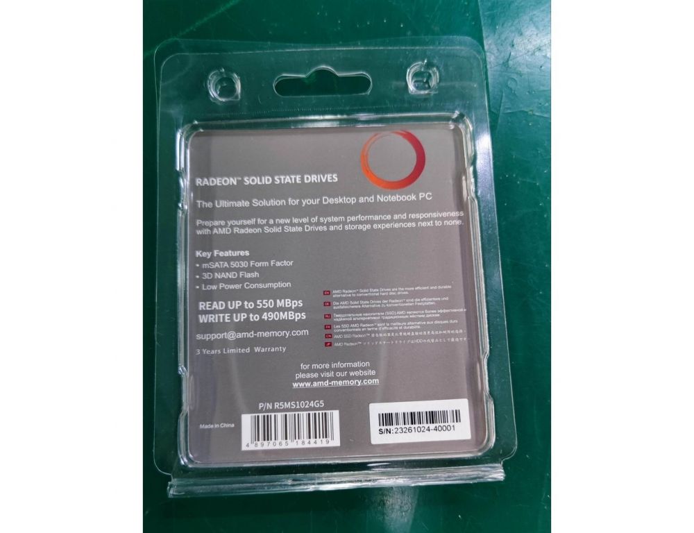 SSD AMD Radeon Client 1024GB R5MS1024G5