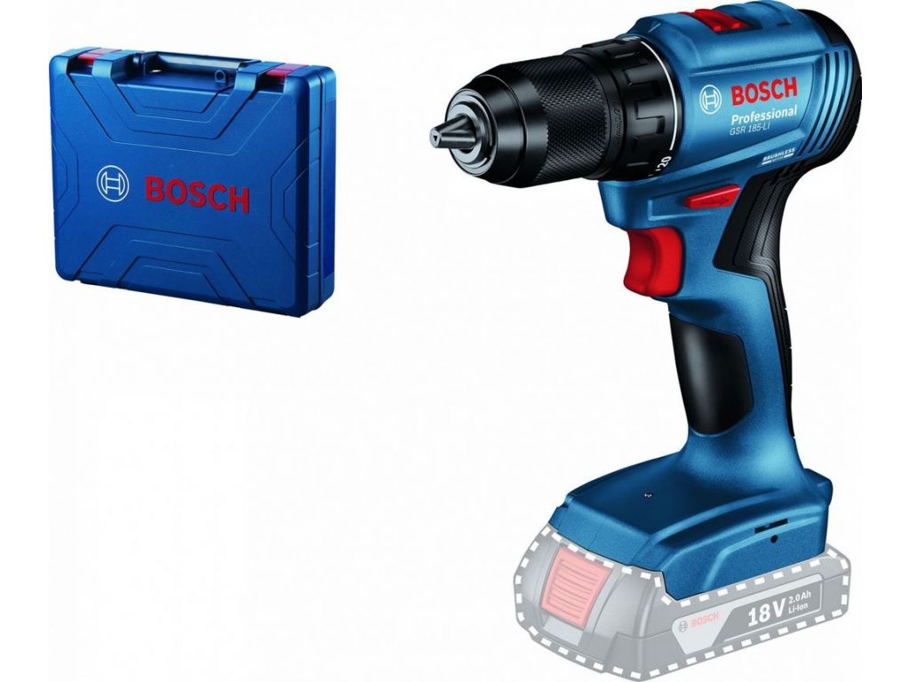 Ударная дрель-шуруповерт Bosch GSB 185-LI Professional 06019K3003 (без АКБ, кейс)