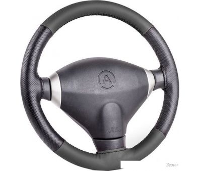 Оплетка на руль Autoprofi SAM-100 BK/BK (M) (черный)
