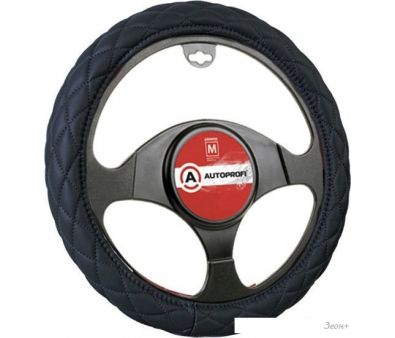 Оплетка на руль Autoprofi SP-9010 BK (M) (черный)