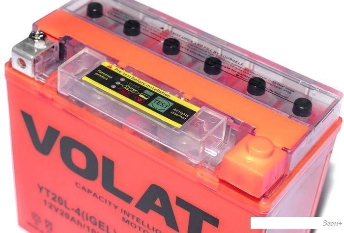 Мотоциклетный аккумулятор VOLAT YTX7A-BS(iGEL) (7 А·ч)