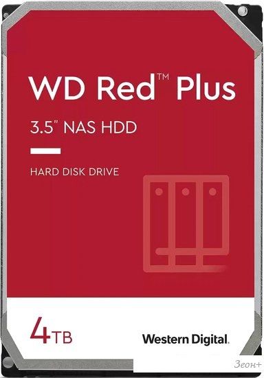 Жесткий диск WD Red Plus 4TB WD40EFPX