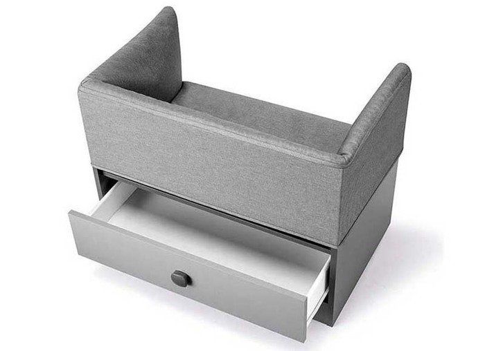 Детский комод CAM Growi 2 в 1 C211-C262 (серый)
