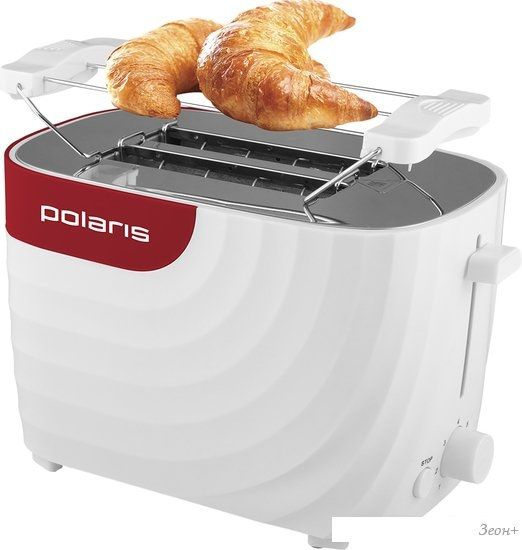 Тостер Polaris PET 0720 (белый/красный)