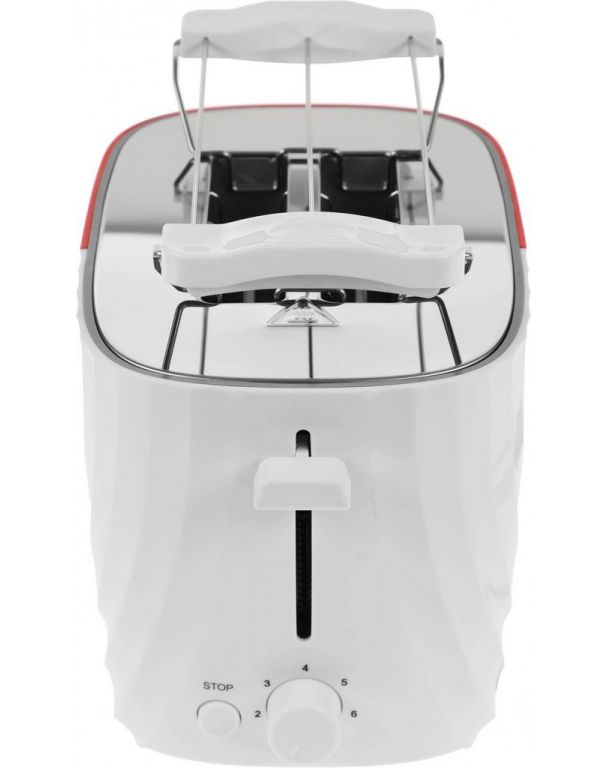 Тостер Polaris PET 0720 (белый/красный)