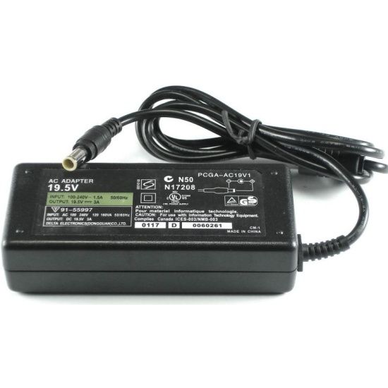 Блок питания (сетевой адаптер) для ноутбуков Sony Vaio 19.5V 3.3A 6.5pin HC <4039