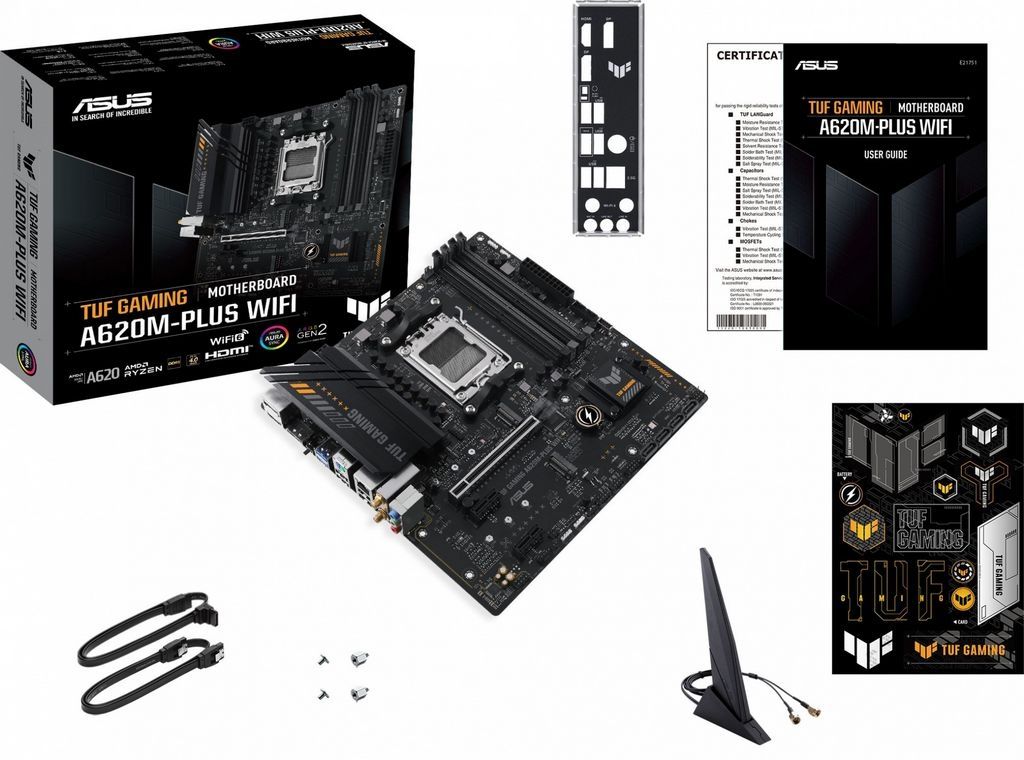 Материнская плата ASUS TUF Gaming A620M-Plus WiFi