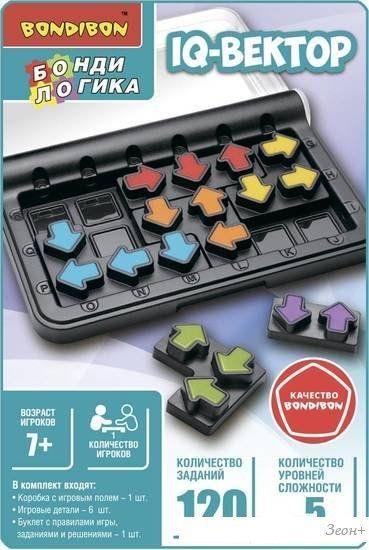 Настольная игра Bondibon БондиЛогика IQ-Вектор ВВ5954