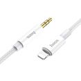 Кабель Hoco UPA19 Lightning - 3.5 Jack (1 м, серебристый)