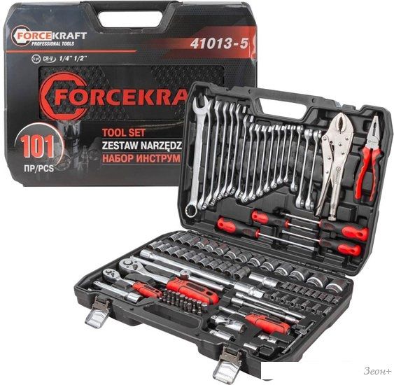 Универсальный набор инструментов ForceKraft FK-41013-5 (101 предмет)
