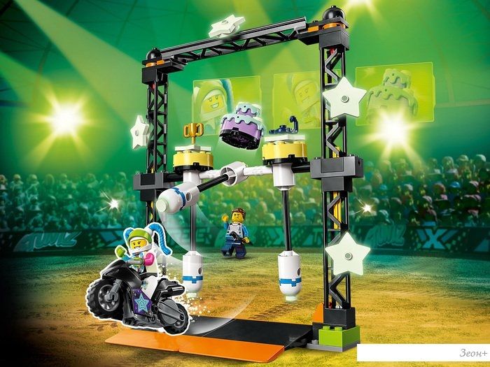 Конструктор LEGO City 60341 Трюковое испытание Нокдаун