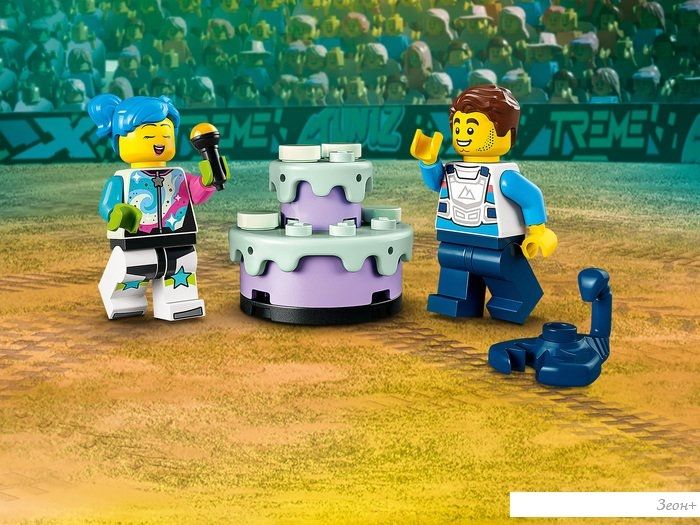Конструктор LEGO City 60341 Трюковое испытание Нокдаун