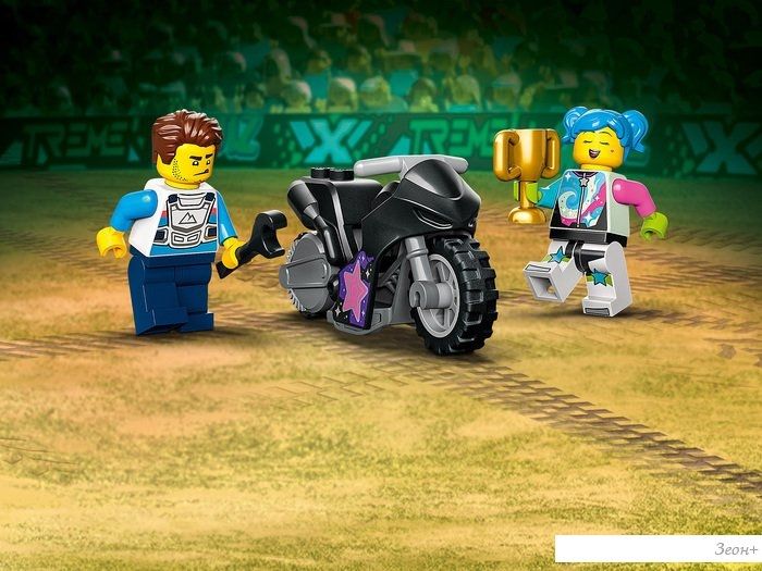 Конструктор LEGO City 60341 Трюковое испытание Нокдаун