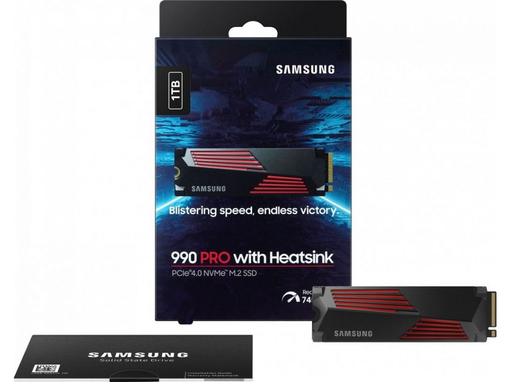 SSD Samsung 990 Pro с радиатором 1TB MZ-V9P1T0CW
