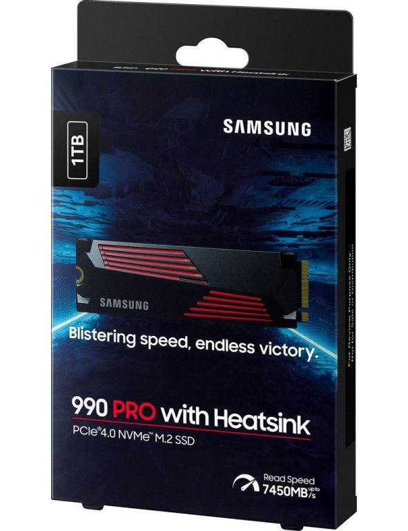 SSD Samsung 990 Pro с радиатором 1TB MZ-V9P1T0CW