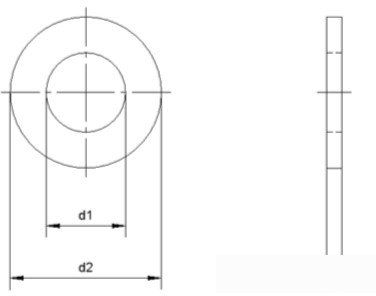Шайба ЕКТ CV010487 (71428шт)