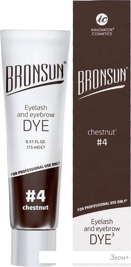 Краска Bronsun №4 каштан (15 мл)