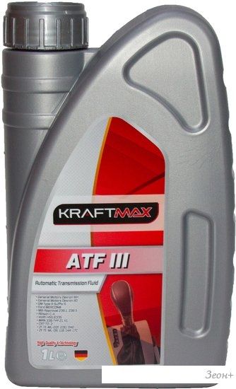 Трансмиссионное масло KraftMax ATF III KM306/1 1 л