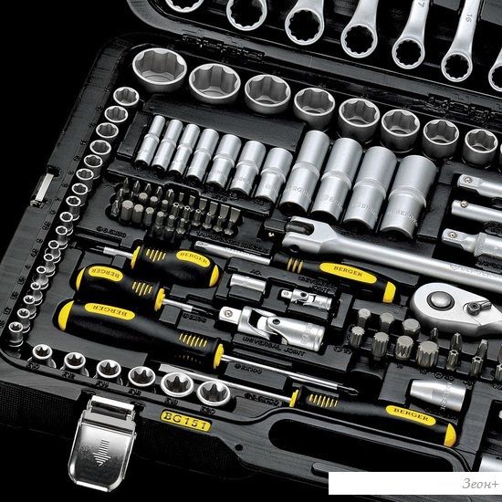 Универсальный набор инструментов Berger BG151-1214 (151 предмет)