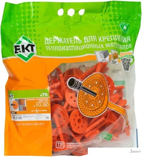Дюбель для теплоизоляции ЕКТ B009652 (75 шт)