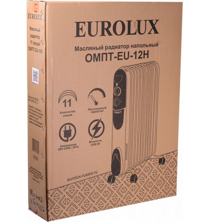 Масляный радиатор Eurolux ОМПТ-EU-12Н