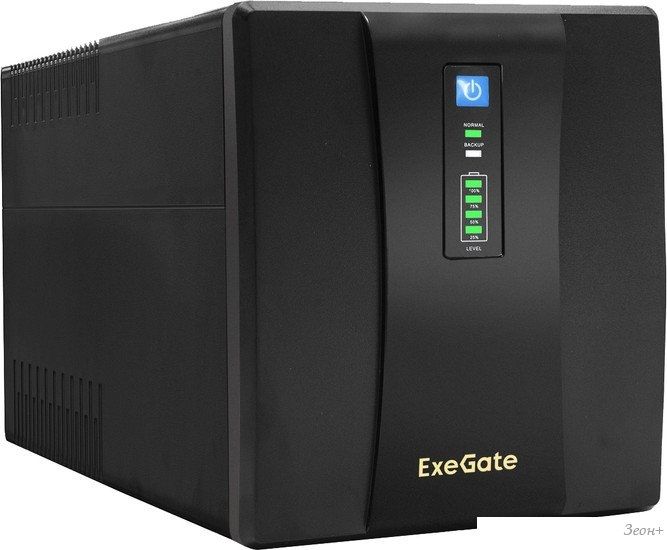 Источник бесперебойного питания ExeGate SpecialPro UNB-1500.LED.AVR.4SH EP285499RUS