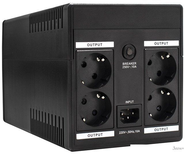 Источник бесперебойного питания ExeGate SpecialPro UNB-1500.LED.AVR.4SH EP285499RUS