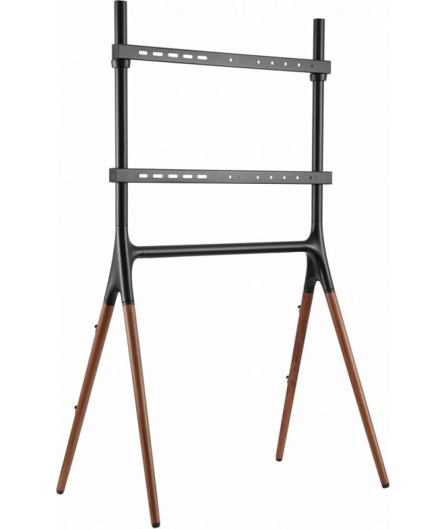 Подставка для телевизора Cactus CS-ST1247BKWN черный/орех 49"-70" макс.40кг напольный
